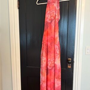 Peppermayo California Maxi Dress in Pink and Red